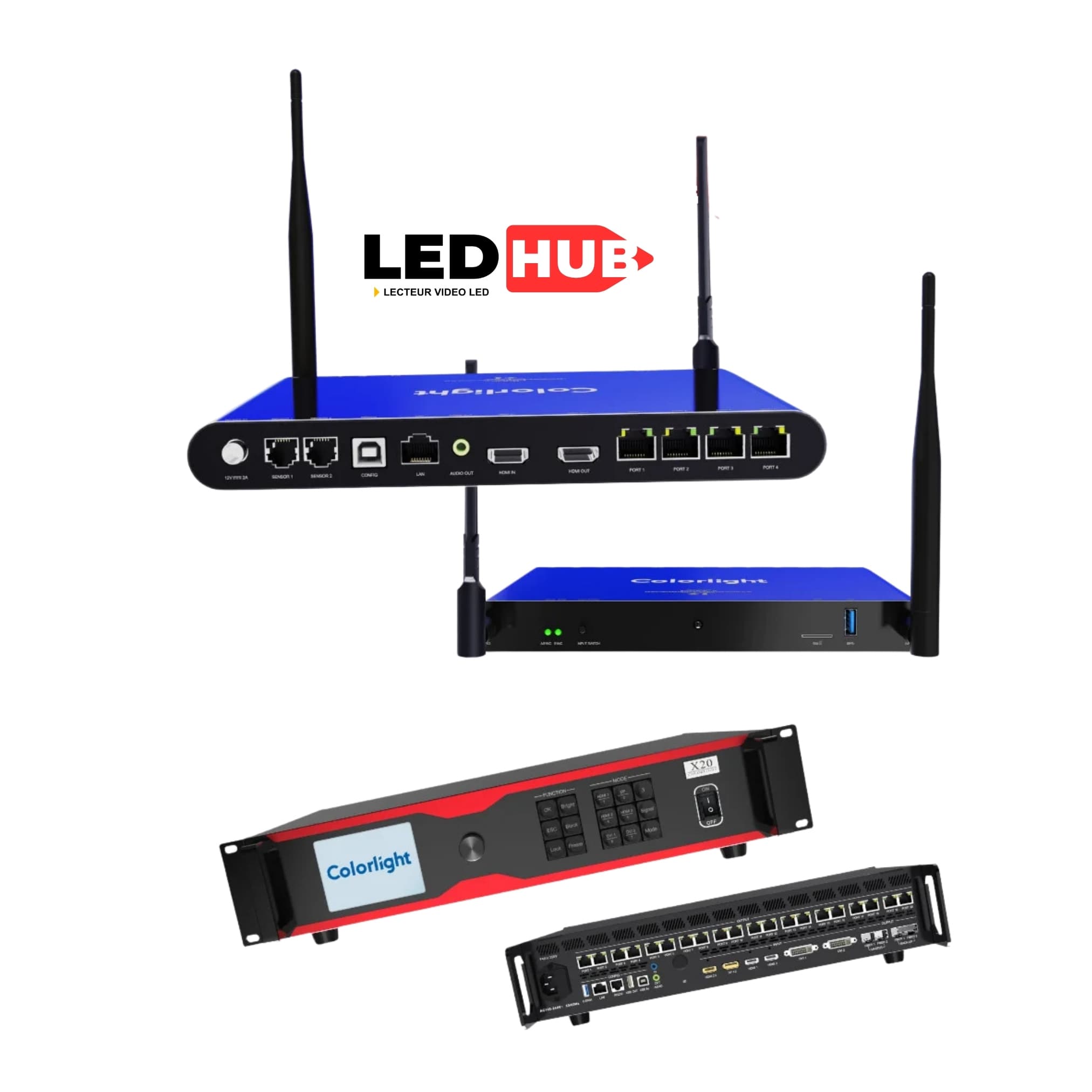 Colorlight — composant pour écran LED LEDHUB, Belgique