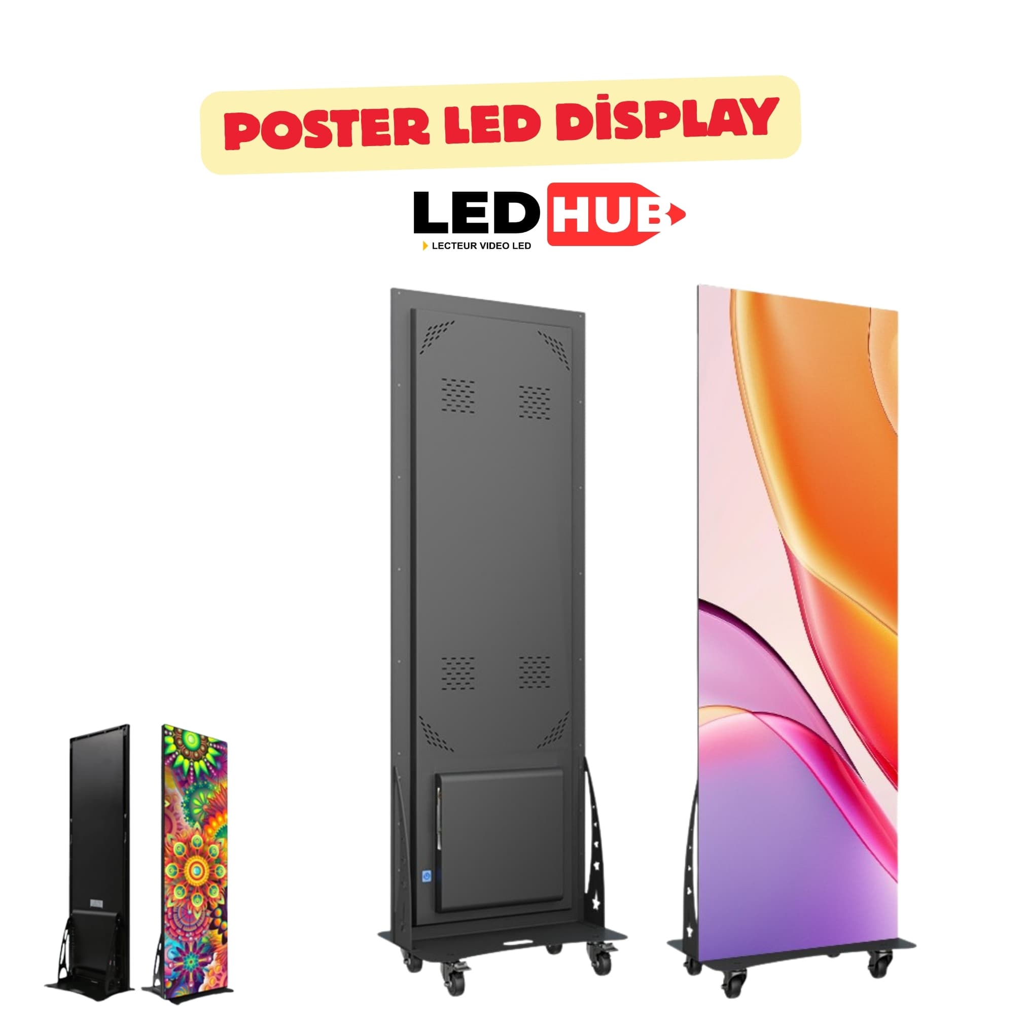 Poster LED — écran LED sur mesure LEDHUB, Belgique
